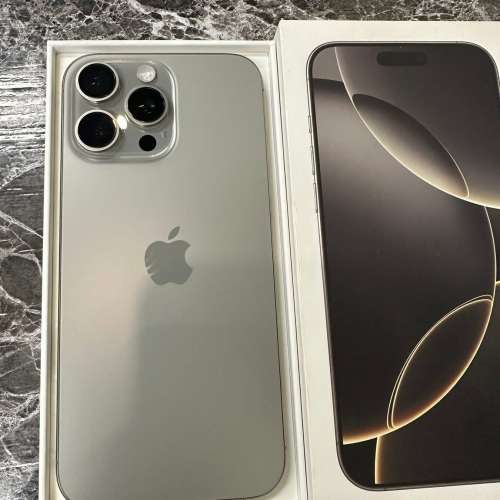 iPhone 16pro max512gb,港行雙卡,電池健康93，冇修冇拆，所有原裝，全套齊！