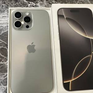 iPhone 16pro max512gb,港行雙卡,電池健康93，冇修冇拆，所有原裝，全套齊！