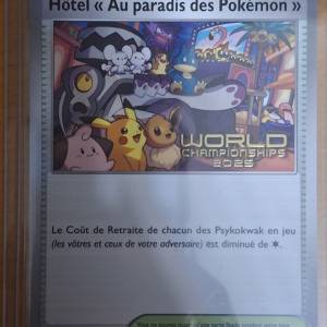 卡牌對戰的頂點！Pokemon世界大賽 選手紀念卡 寶可夢樂園酒店 H&ocirc;tel Au paradis d...