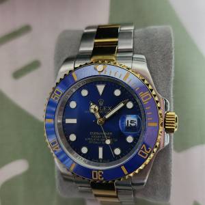 玩具 ROLEX 116613LB. Submariner Date  間金藍水鬼腕錶一隻。。98%新 想要交換其他...