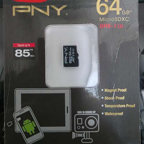 Four pieces of SDXC UHS-I 64GB 記憶卡