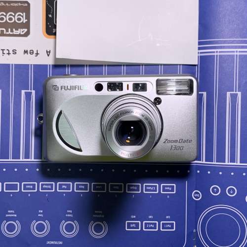 fujifilm fuji zoom date 1300 富士 菲林相機 傻瓜機  菲林機 漏光 斷字
