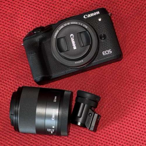 canon m6 mark2 mark ii m62 efm 22mm f2 efm 32mm f1.4 evf-dc2