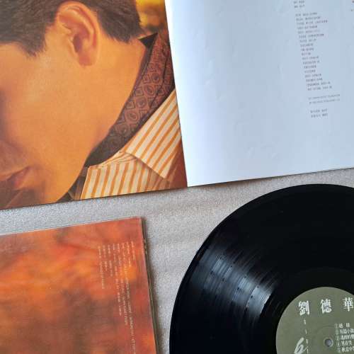 劉德華 再會了 Andy Lau 1990 黑膠唱片LP 經典Vinyl 《秋意中等我》吳婉芳合唱 TVB...
