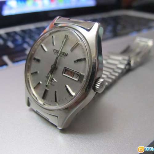 CITIZEN 7仔 21石 星期 曰曆自動上鍊錶