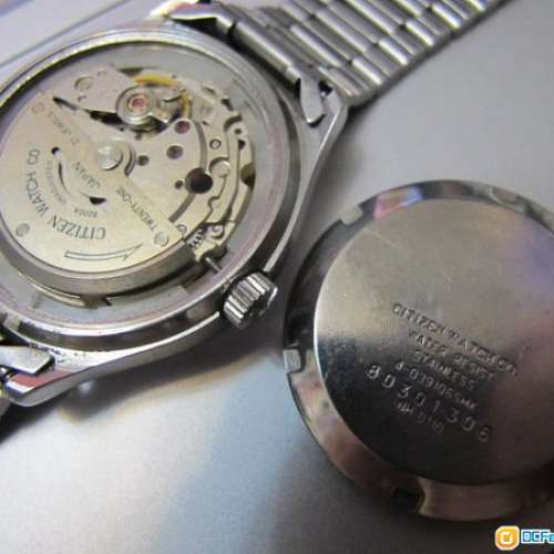 CITIZEN 7仔 21石 星期 曰曆自動上鍊錶