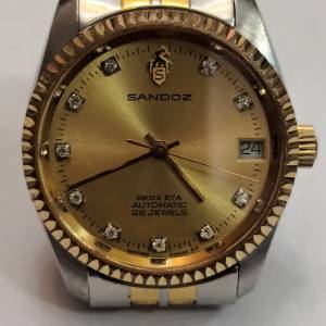 Swiss Sandoz 山度士 中裝 automatic watch