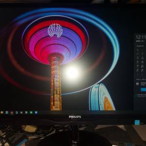 屯門良景輕鐵站交收 Philips 飛利浦 22吋 內置喇叭 LED 顯示器連 SmartImage Lite ...