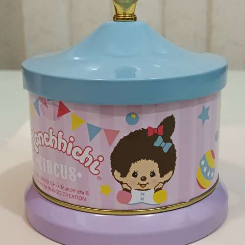 Monchhichi 上鏈音樂盒/罐 一個