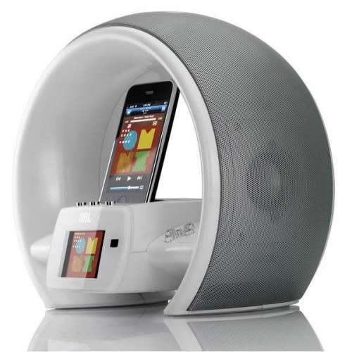 JBL On Air Wireless Desktop Speaker Wi-Fi Airplay WHITE USED JBL 座枱喇叭帶遙控...