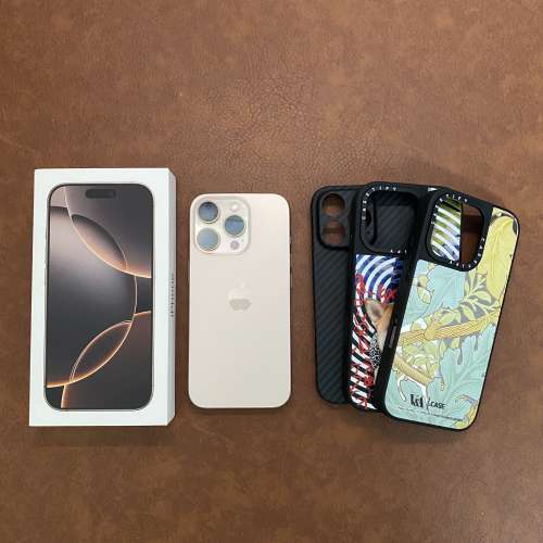 iPhone 16 Pro 128gb 沙漠金 有保養 有盒配件 手機殼 99新
