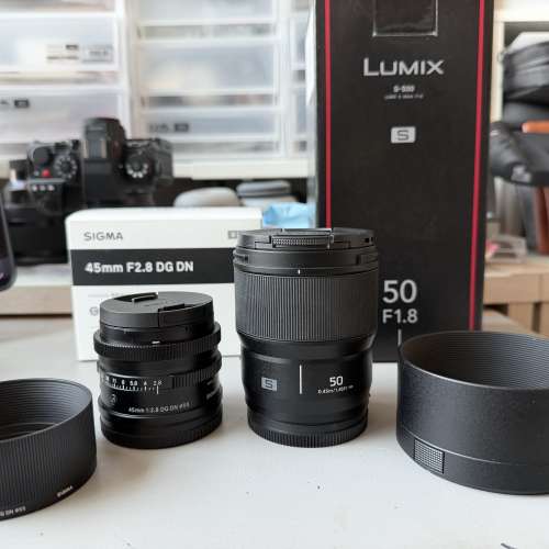 Panasonic Lumix S 50mm F1.8 / Sigma 45mm F2.8 Leica L mount
