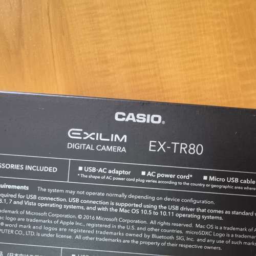 Casio 卡西歐 EXILIM EX-TR80 自拍神器