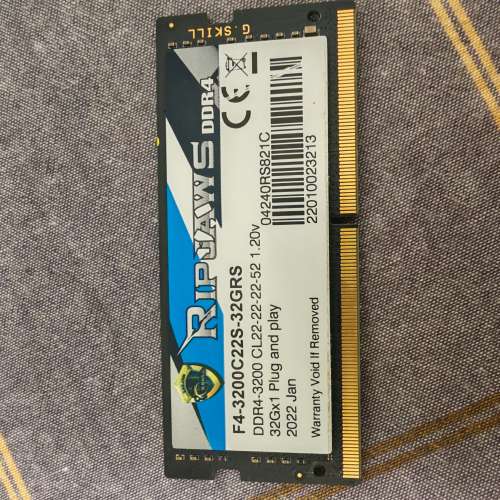 95%新G-skill 32GB DDR4 3200 SODIMM