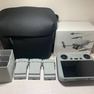 [觀塘實體店] 二手 DJI Mini3 Pro (DJI RC) (共3電) (主機全新未開封) 行貨保養到2...
