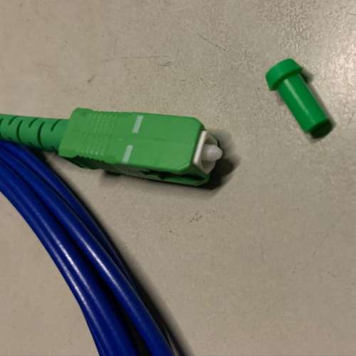 光纖線 光纖 寬頻 上網 電訊 防寵物咬斷 裝甲 Fibre Armoured Cable 3米 APC UPC 所...