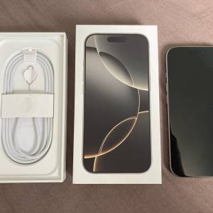 iPhone 16 Pro natural titanium 256GB 89%電