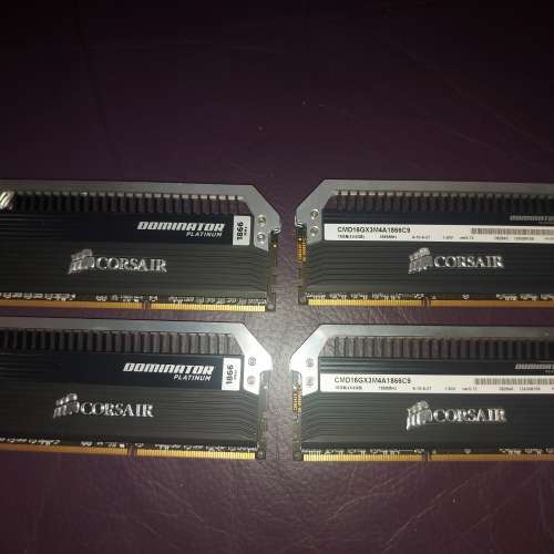Corsair Dominator Platinum CMD16GX3M4A1866C9 16GB Kit (4 X 4GB) DDR3-1866MHz