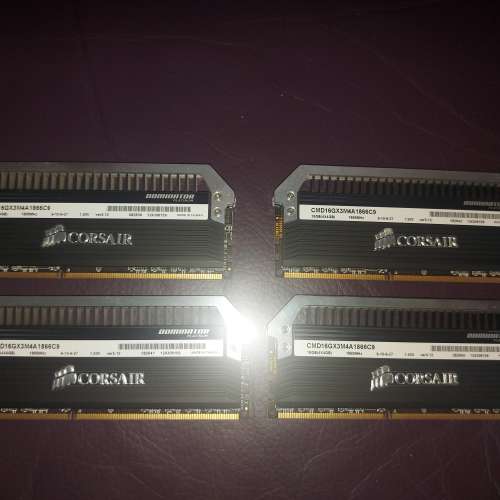 Corsair Dominator Platinum CMD16GX3M4A1866C9 16GB Kit (4 X 4GB) DDR3-1866MHz