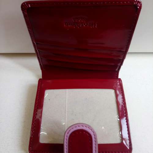 Hiroshima Japan 銀包（棗紅色）