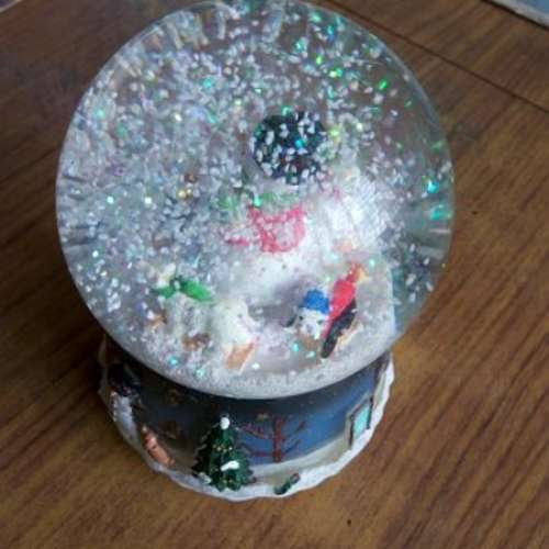 9成幾新雪人音樂盒