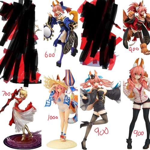 PVC figure 尼祿,玉藻前,玉藻の前,ネロ,セイバー,キャスター 模型 02
