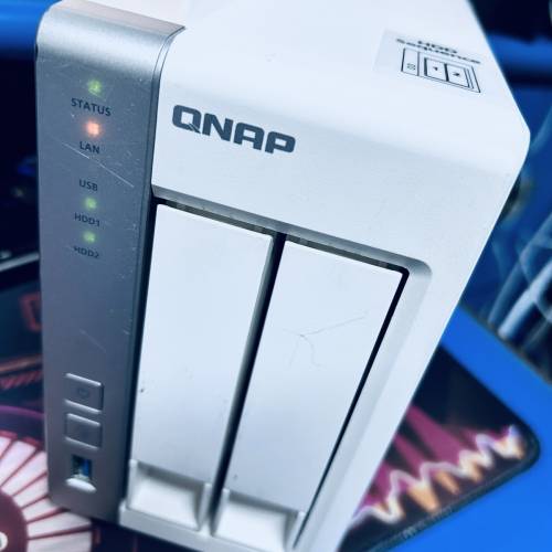 Qnap TS 231 nas 私雲 vpn server 連 1.5T x2