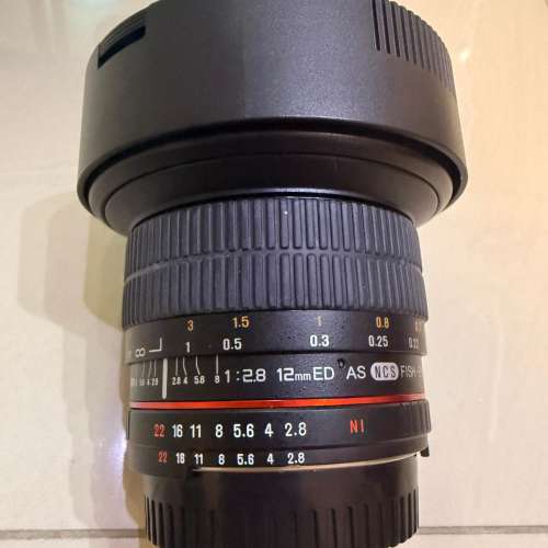 samyang 12mm f2.8 ed as ncs fish-eye