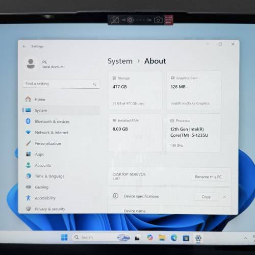 輕觸屏幕 指紋解鎖 Lenovo IdeaPad Flex 5 14IAU7 14&rdquo; 512GB SSD / 8GB RAM / i5-...