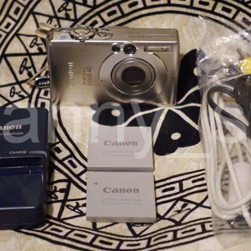 日本制造 港行 Canon Digital IXUS 40 文青系 大熱款 f/2.8大光圈 CCD 網紅機 超級...