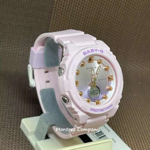 Montres Company 香港註冊公司(33年老店) 卡西歐 CASIO Baby-G 100米防水 粉紅色玫...