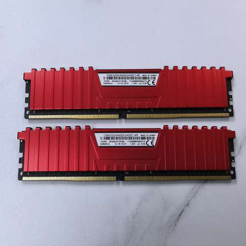 Corsair VENGEANCE LPX 32GB (16GB x2) DDR4 2400 MHz RAM 海盜船 桌上型 電腦 記憶體