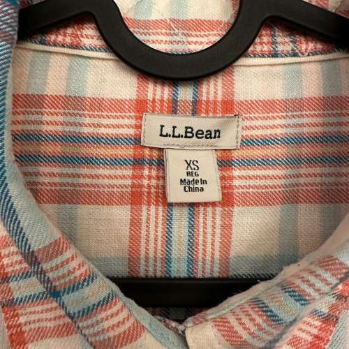 極新淨：L.L.Bean Regular Fit Men&rsquo;s 100% Cotton Checked Shirts- Size XS - Uni...