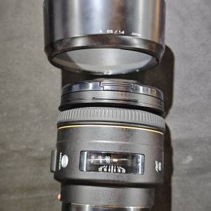 minolta 85/1.4 G II 美能達 85mm 85 裸鏡 跟罩 鏡片通透 微塵 功能正常 小窗口有...