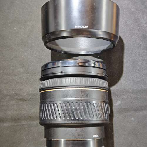 minolta 85/1.4 G II 美能達 85mm 85 裸鏡 跟罩 鏡片通透 微塵 功能正常 小窗口有...