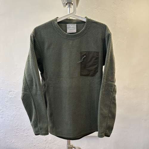 新淨企理：99% 男裝軍綠色保暖上衣 Size M