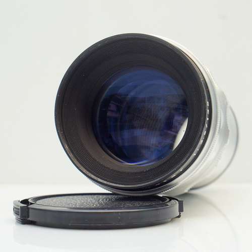 罕見白銀版本 Meyer 紅V Primotar 135mm f3.5, Germany (極新淨, 15光圈葉)