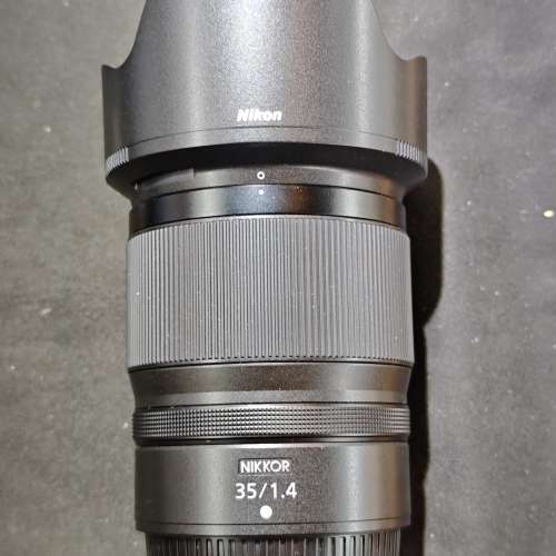 Nikon 35/1.4 Z 尼康 35mm 35 冇盒冇單冇證 有罩 99%new 行貨 網上已登記保養服務
