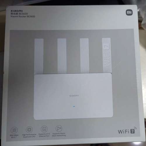 全新 Xiaomi 小米 BE3600 Wi-Fi 7 Router