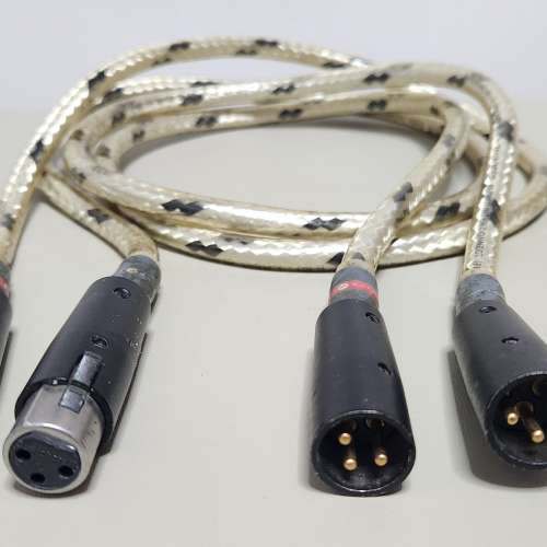 美國 Wireworld Polaris II Balanced Audio Cable HiFi XLR平衡訊號線 1m 一對