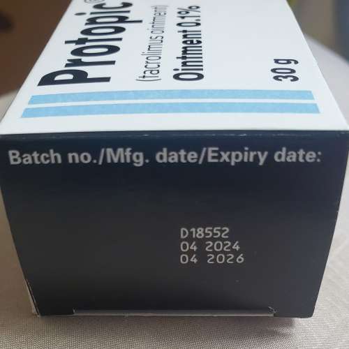 不含類固醇成人濕疹軟膏 (半價出售) Protopic Tacrolimus Ointment 0.1% 30g (sell...