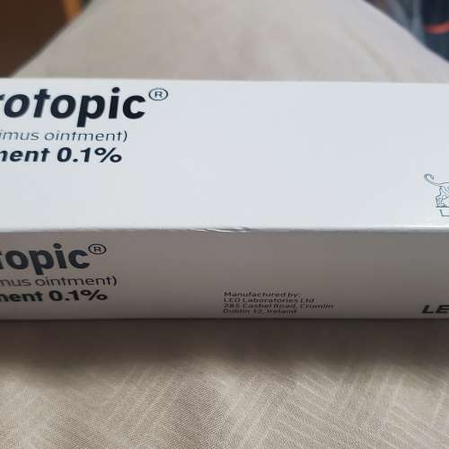 不含類固醇成人濕疹軟膏 (半價出售) Protopic Tacrolimus Ointment 0.1% 30g (sell...