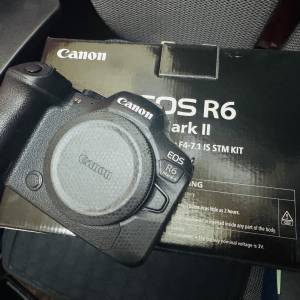 (行貨長保） Canon EOS R6 Mark II (淨機身）非kit set