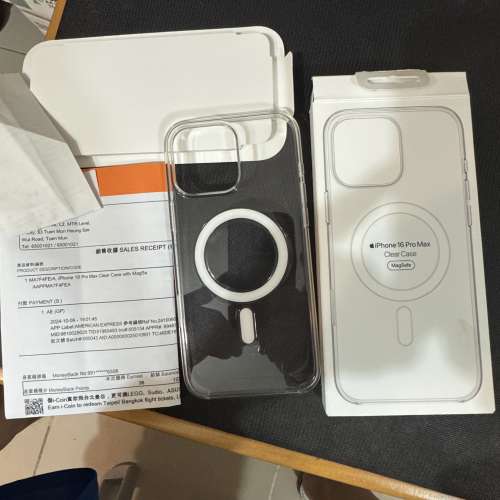 iPhone 16 pro max 正品 MagSafe 透明機套