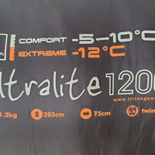 Triton Ultralite 1200 Sleeping Bag