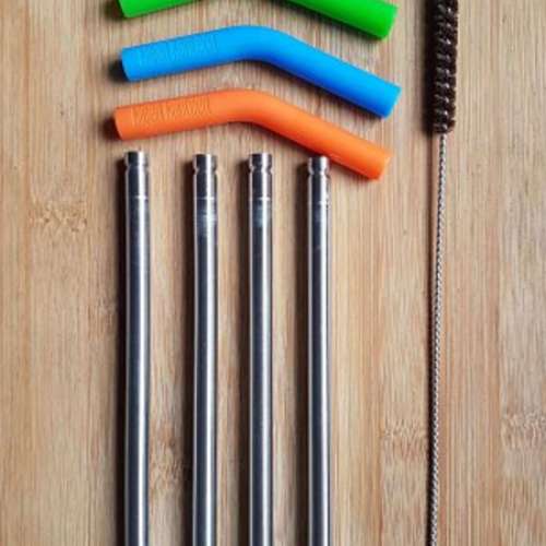 🇺🇸 美國Klean Kanteen&reg;四色不銹鋼飲管🥤套裝