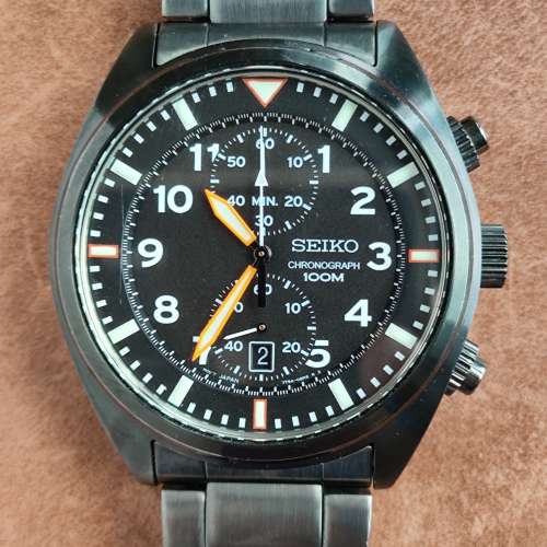 Seiko 電子計時石英表（43mm, 7T94)