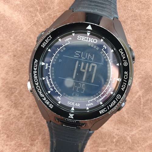 Seiko 罕有 精工光動能 爬山表（H830,48mm）