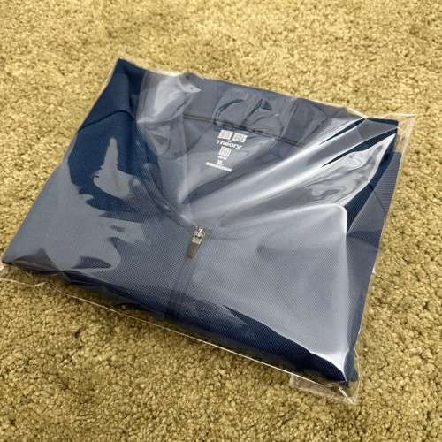 企理男裝 - 95% NEW - UNIQLO x Theory MEN Blue Polo Shirt XL（包順豐智能櫃）
