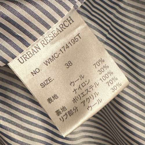 企理男裝：日本品牌 Urban Research 深藍色外套 Japan Brand Men Jacket Size 38